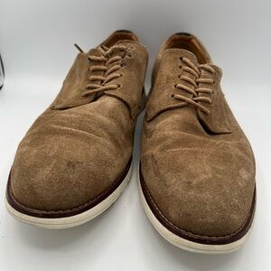 Crown Vintage Men's Brown Suede Oxfords